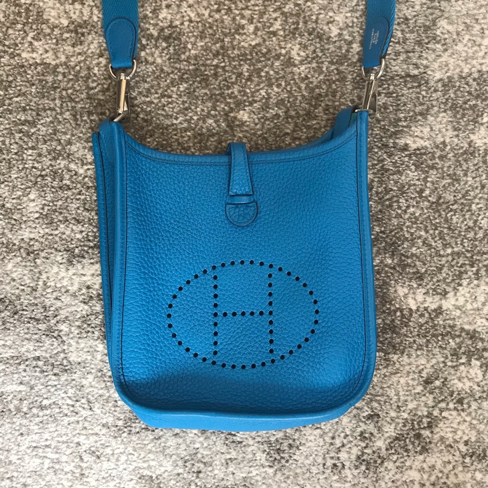 Authentic Hermès mini Evelyne crossbody bag - Picture 5 of 8